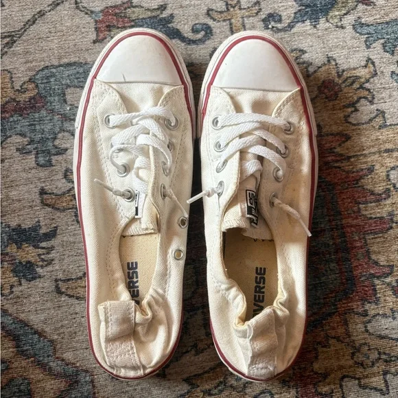 Converse Chuck Taylor All Star Low-Top Slip-On Sneakers - Cream - Picture 3 of 4